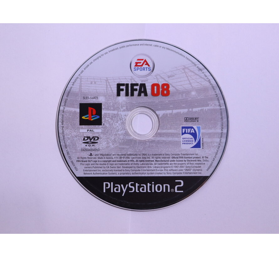 PlayStation 2 - FIFA 08 [Geen Hoesje]