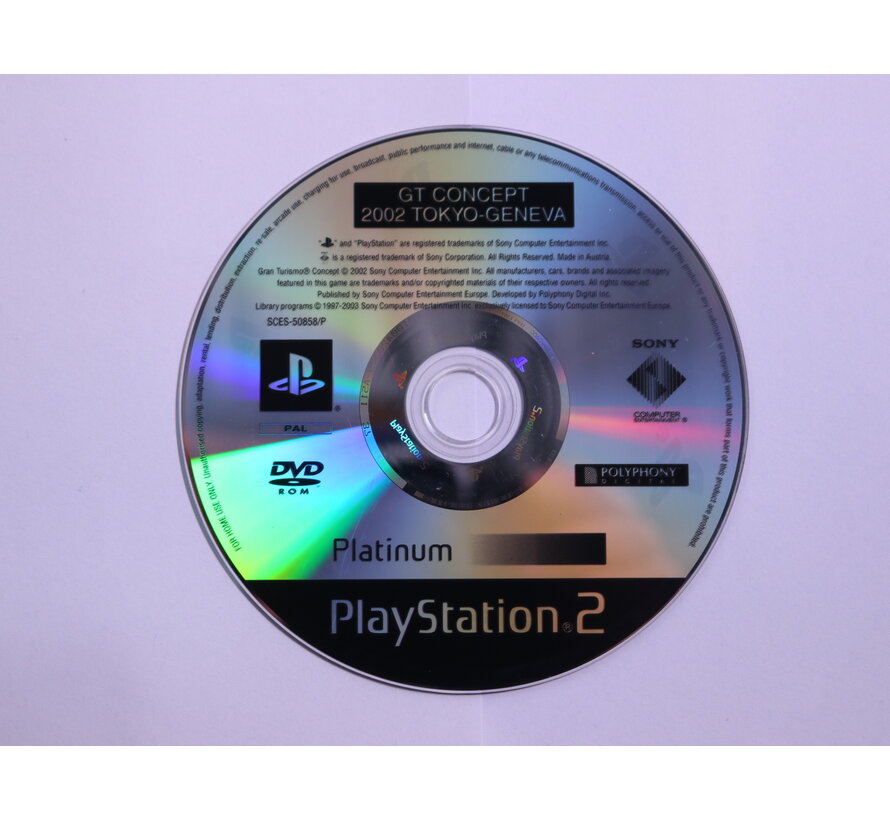 PlayStation 2 - GT Concept 2002 [Platinum] [Geen Hoesje]