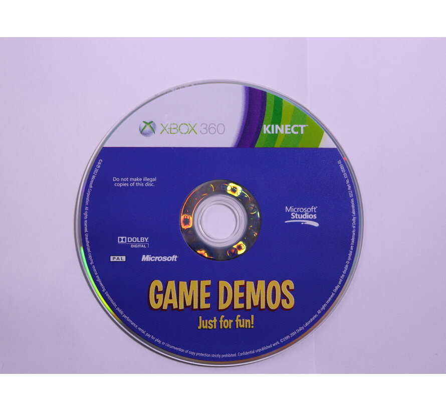 Xbox 360 - Game Demos Just For Fun [Geen Hoesje]