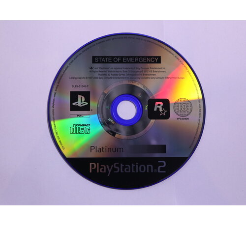 Rockstar Games PlayStation 2 - State of Emergency [Platinum] [Geen Hoesje]