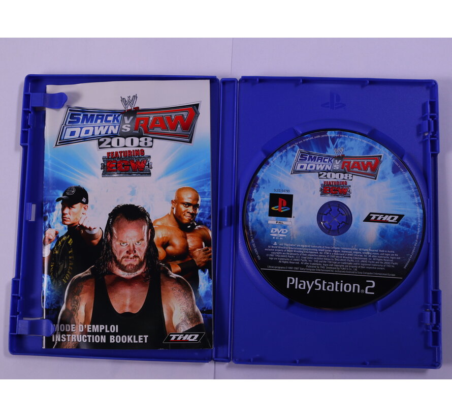 PlayStation 2 - Smack Down VS RAW 2008
