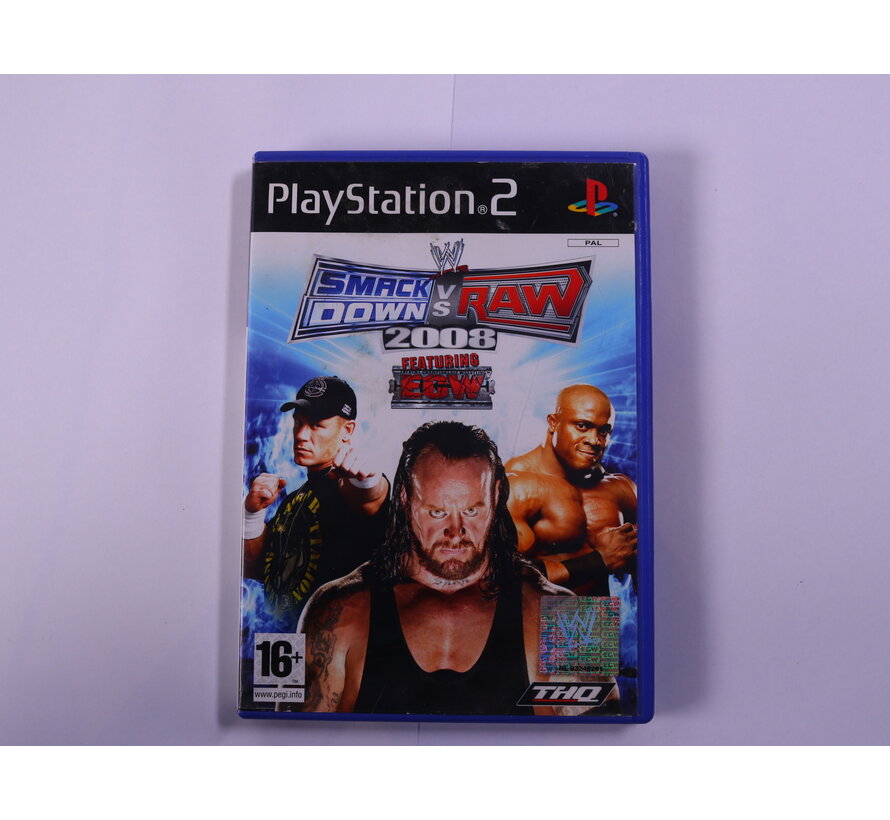 PlayStation 2 - Smack Down VS RAW 2008