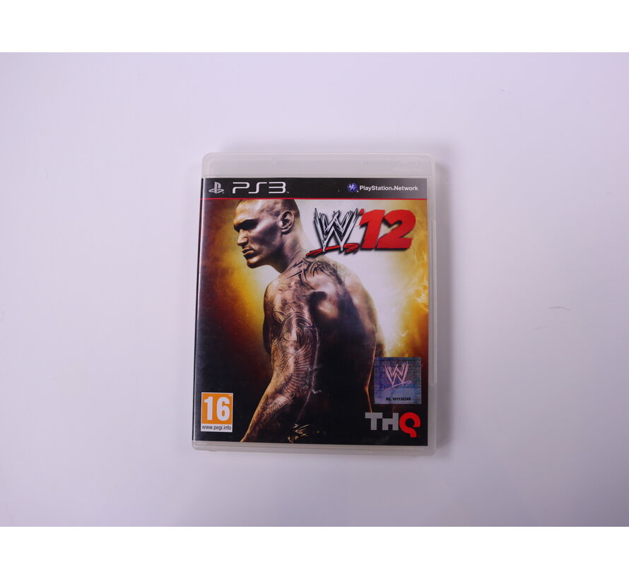 PlayStation 3 - WWE '12 [No Manual]