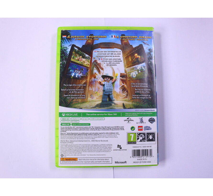 Xbox 360 - Lego Jurassic World [No Manual]