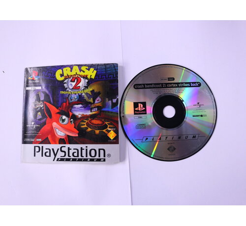 Naughty Dog PlayStation 1 - Crash Bandicoot 2: Cortex Strikes Back [Platinum] [Geen Hoesje]