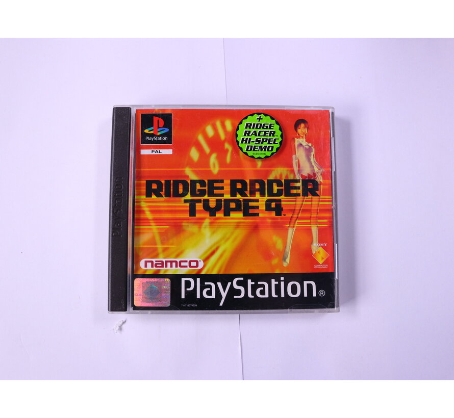 PlayStation 1 - Ridge Racer Type 4 [No Manual]
