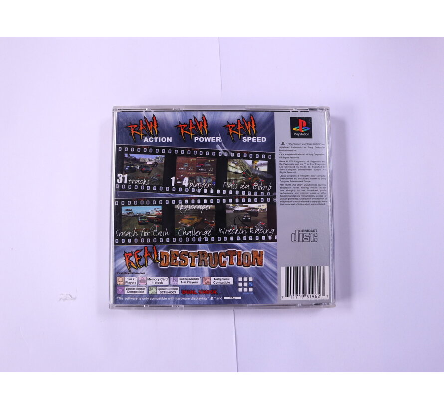 PlayStation 1 - Destruction Derby Raw [Platinum]