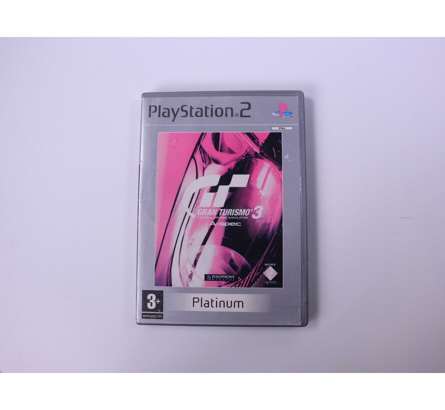 PlayStation 2 - Gran Turismo 3 A-Spec [Platinum] [No Manual]
