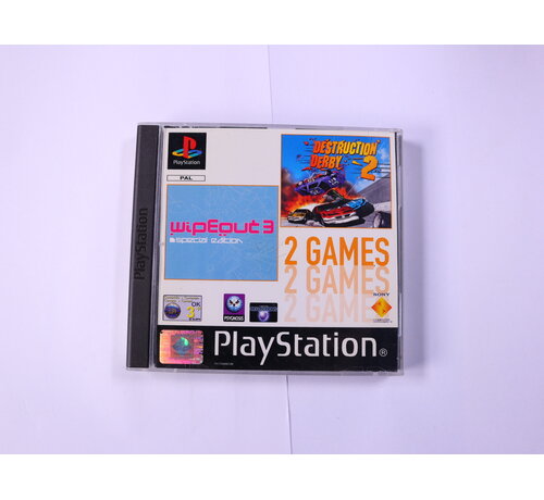 Psygnosis PlayStation 1 - Wipeout 3 & Destruction Derby 2