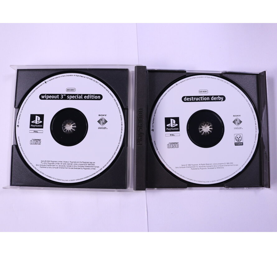 PlayStation 1 - Wipeout 3 & Destruction Derby 2