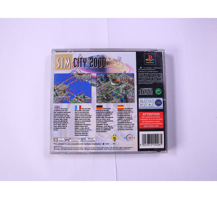 PlayStation 1 - SimCity 2000