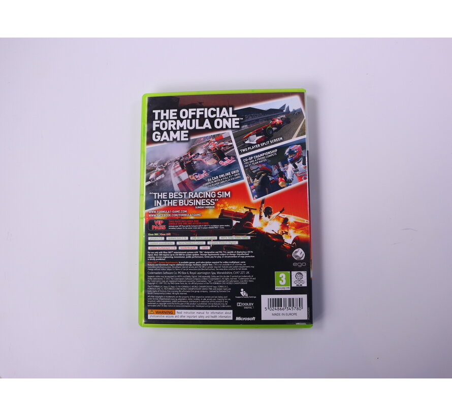 Xbox 360 - F1 2011