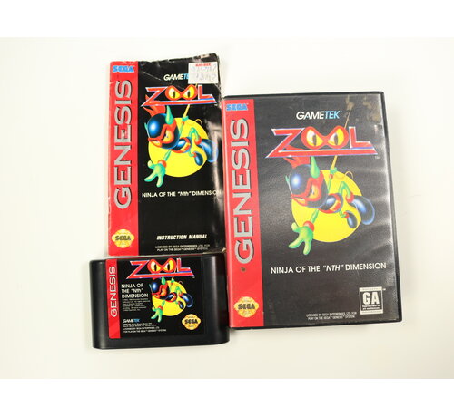Gremlin Graphics SEGA Genesis - Zool Ninja of the Nth Dimension