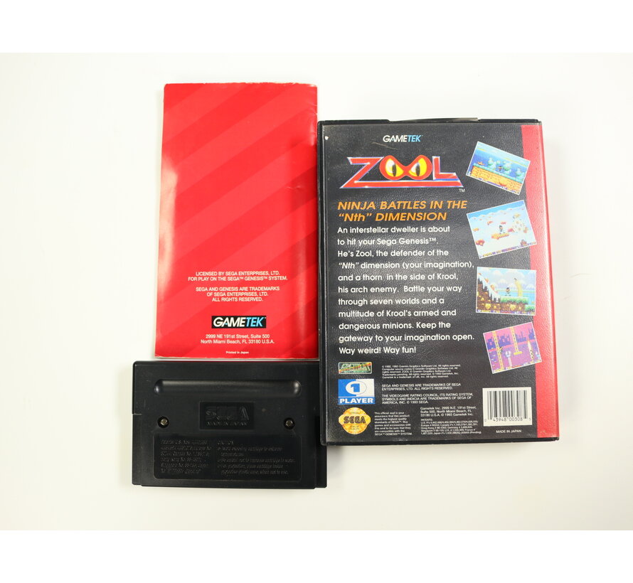 SEGA Genesis - Zool Ninja of the Nth Dimension