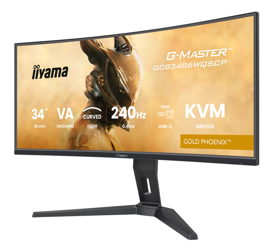 G-Master GCB3486WQSCP-B1 | WQHD - Ultrawide - Curved - 240hz - 0,4ms - VA - 34 inch