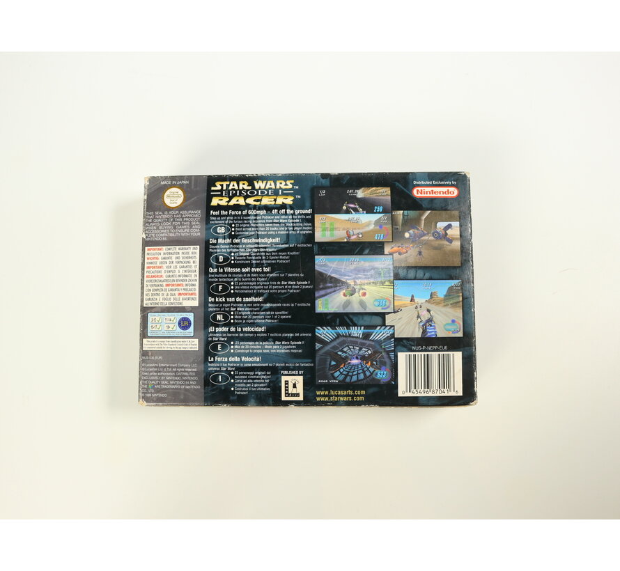 N64 - Star Wars Episode I Racer - Boxed CIB