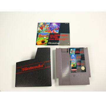 Nintendo NES - Super Mario Bros Tetris Nintendo World Cup [met boekje]