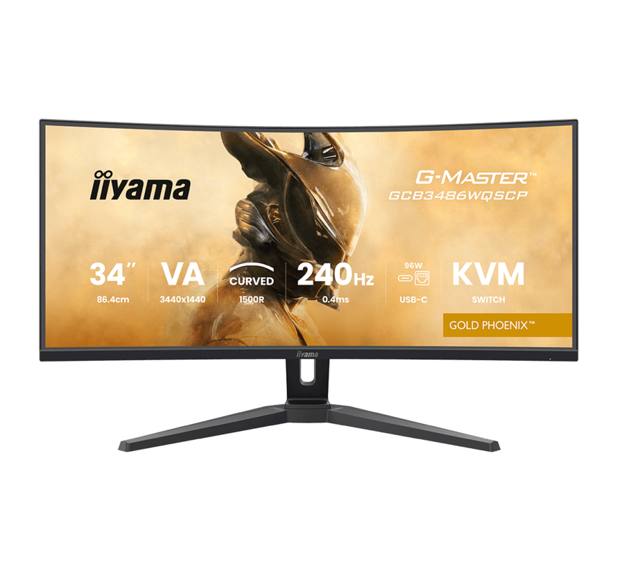 G-Master GCB3486WQSCP-B1 | WQHD - Ultrawide - Curved - 240hz - 0,4ms - VA - 34 inch