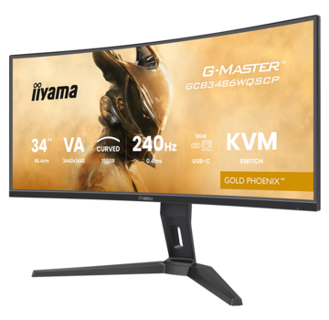Iiyama G-Master GCB3486WQSCP-B1 | WQHD - Ultrawide - Curved - 240hz - 0,4ms - VA - 34 inch