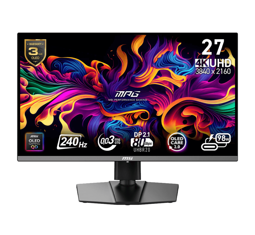 MSI MPG 272URX | 4K - 240hz - 0.03ms - OLED - 27 inch