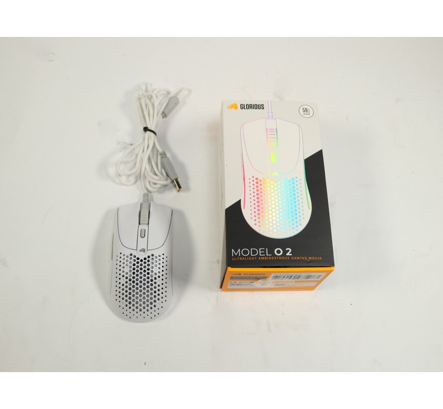 Model O 2 Mat Witte muis