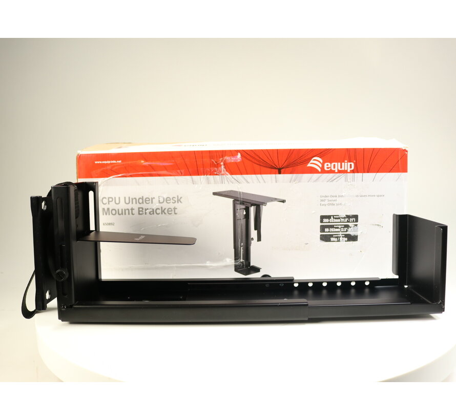 650892 CPU-houder Under desk CPU holder Zwart