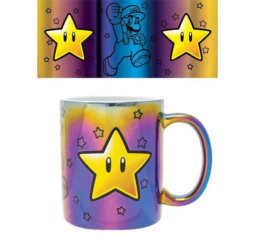 Mario Super Mario - Metallic Star Power Mok