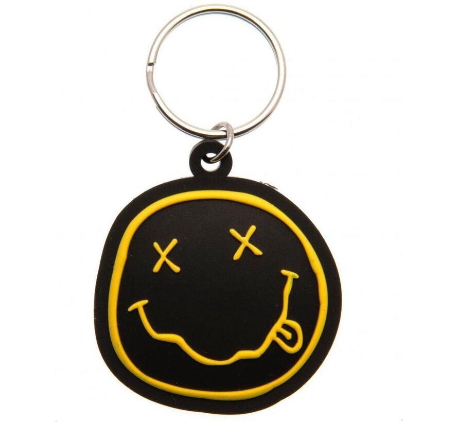Nirvana - Smile Rubber Sleutelhanger