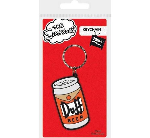Pyramid International The Simpsons - Duff Rubber Sleutelhanger