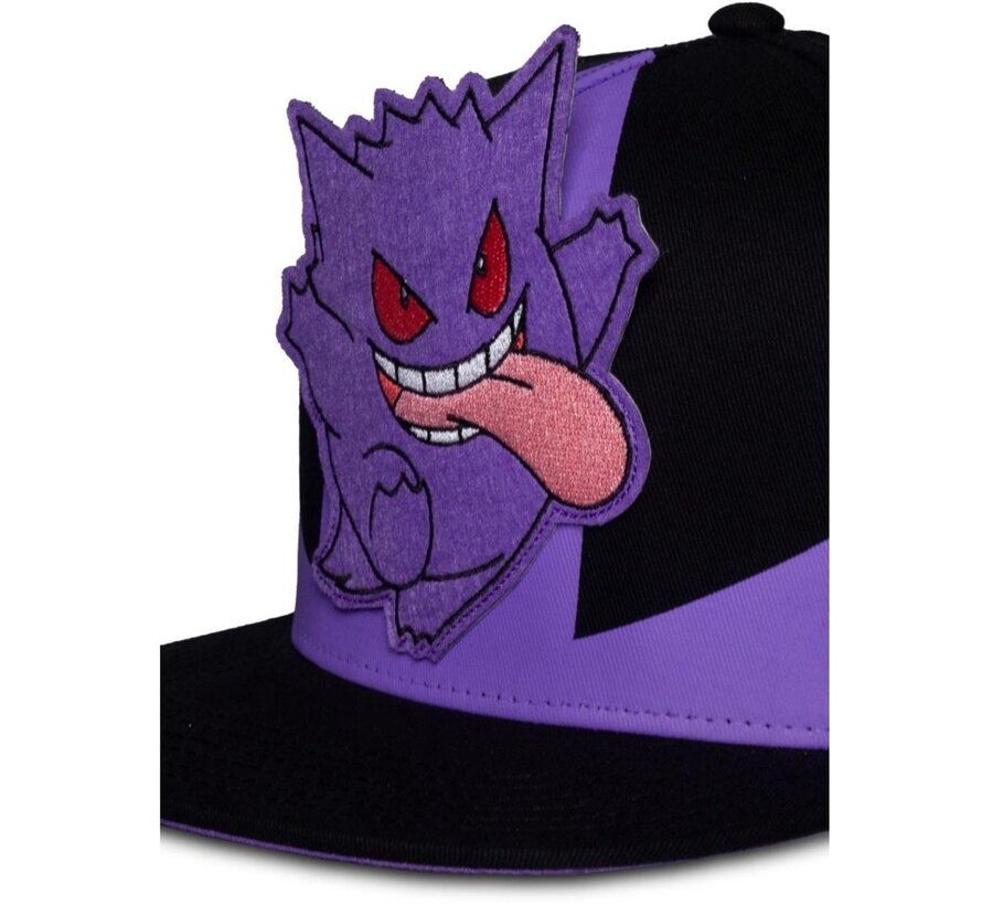 Pokémon Pet - Gengar - Zwart/Paars Snapback