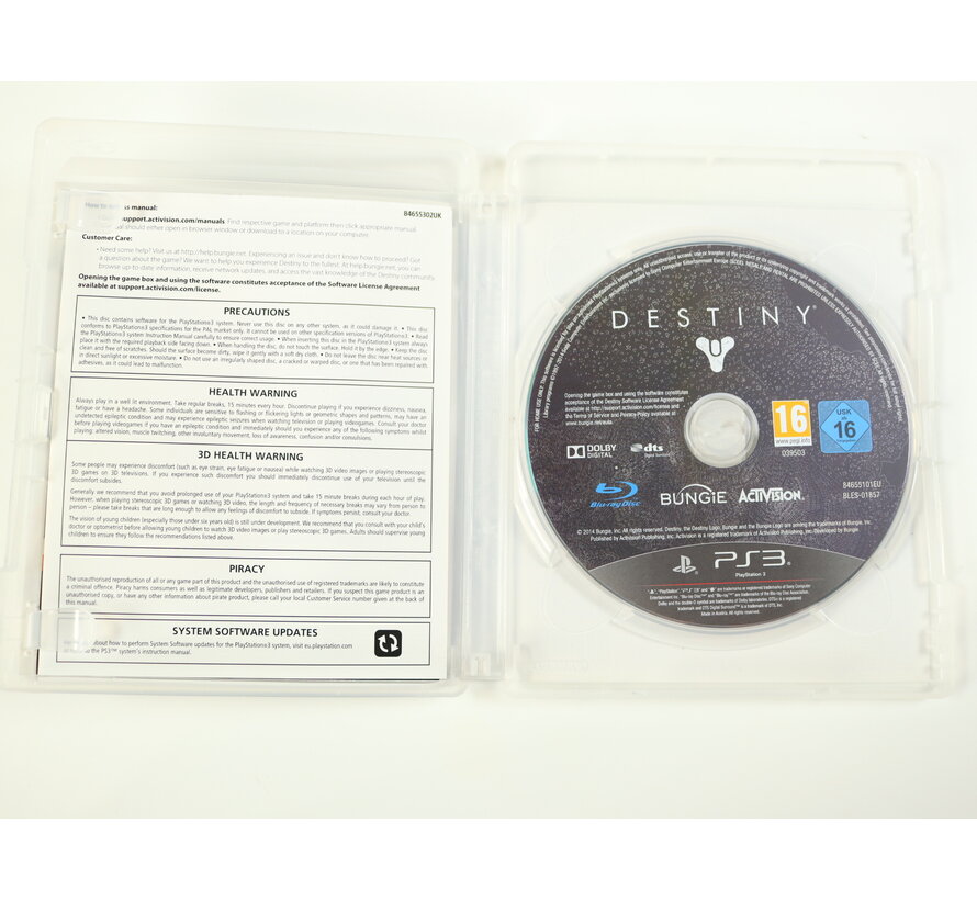 PlayStation 3 - Destiny [No Manual]