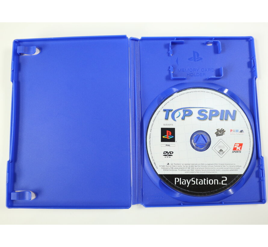 PlayStation 2 - Top Spin [No Manual]
