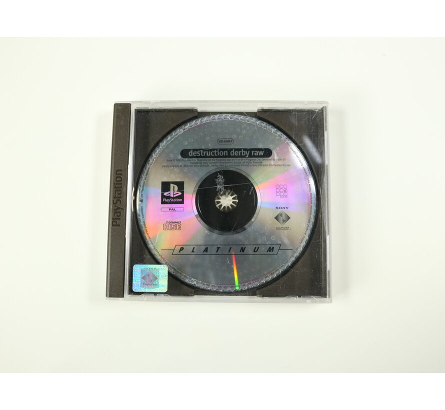 PlayStation 1 - Destruction Derby Raw [Platinum] [No Manual]