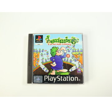 DMA Design PlayStation 1 - Lemmings & Oh No More Lemmings [No Manual]