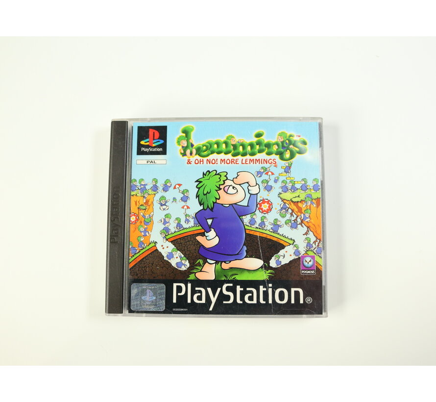 PlayStation 1 - Lemmings & Oh No More Lemmings [No Manual]