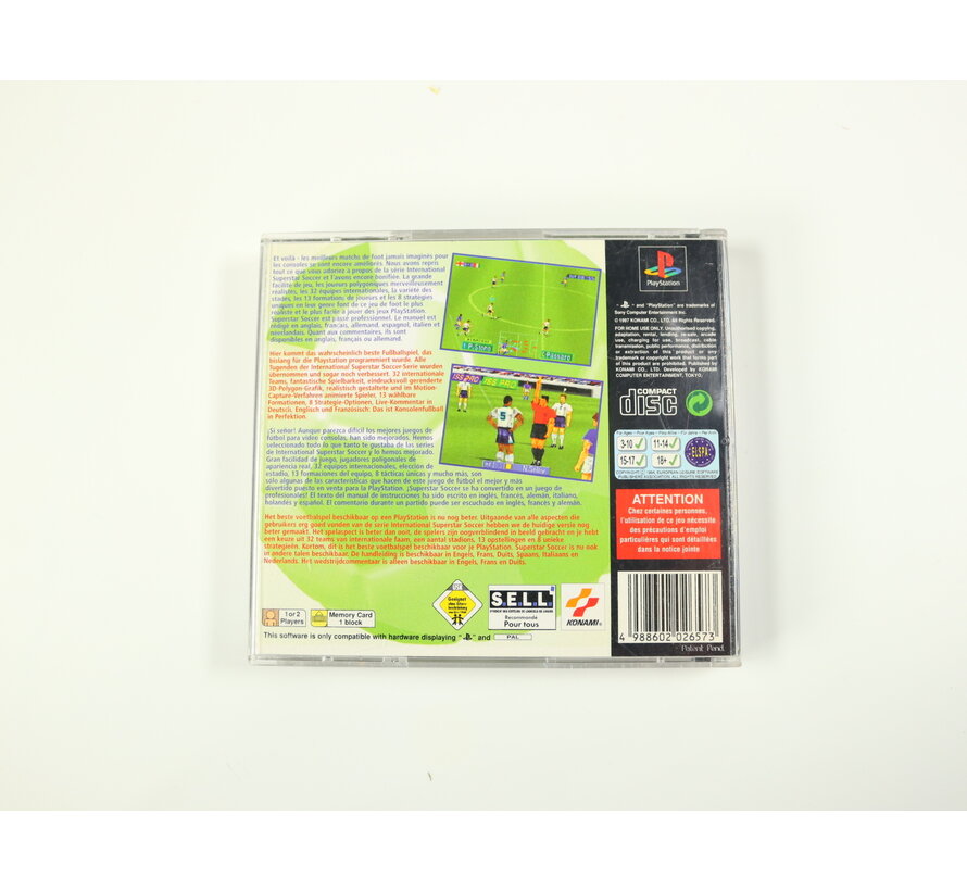 PlayStation 1 - International Superstar Soccer Pro [No Manual]