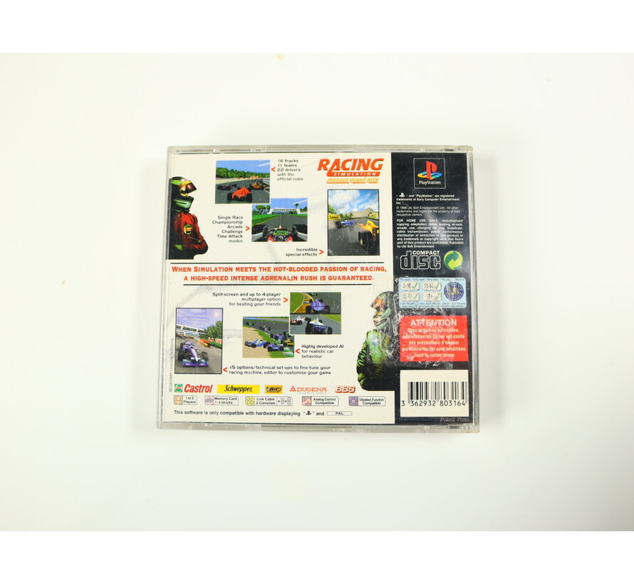 PlayStation 1 - Monaco Grand Prix [No Manual]