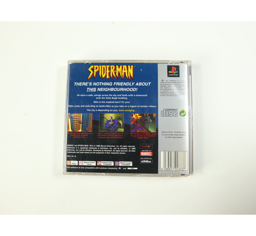 PlayStation 1 - Spider-Man [Platinum]