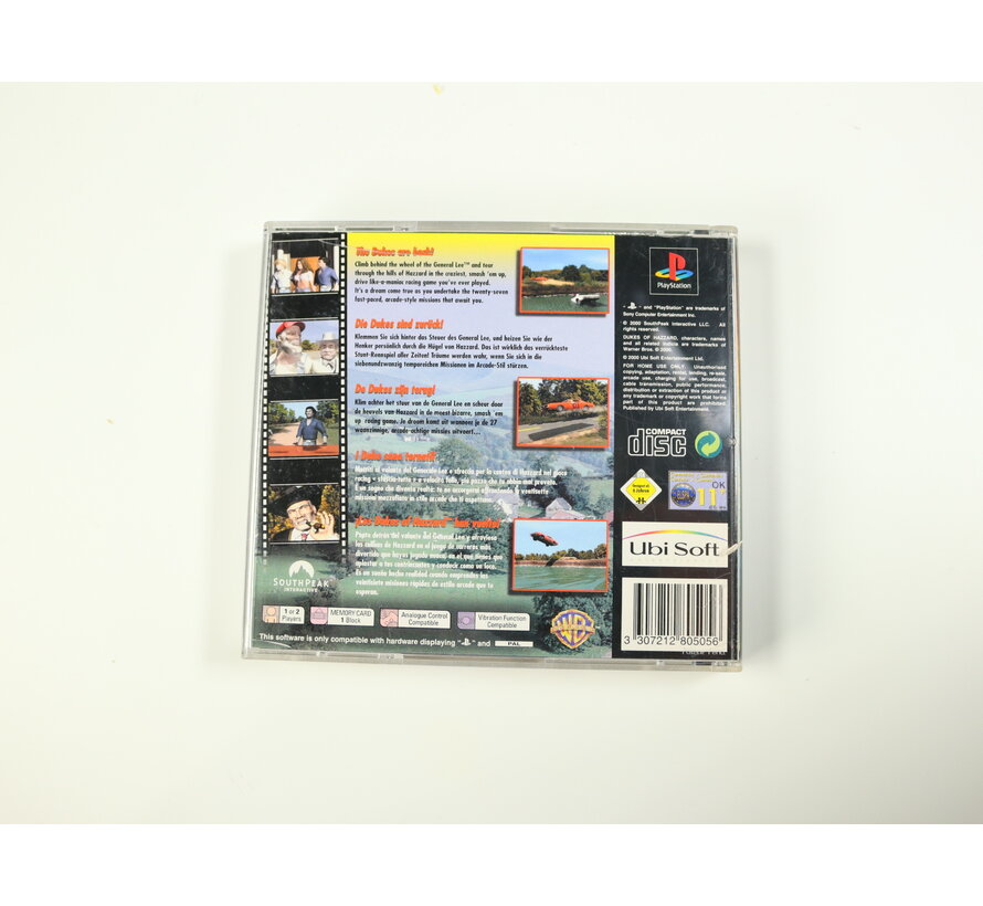 PlayStation 1 - Dukes of Hazzard: Racing for Home [No Manual]
