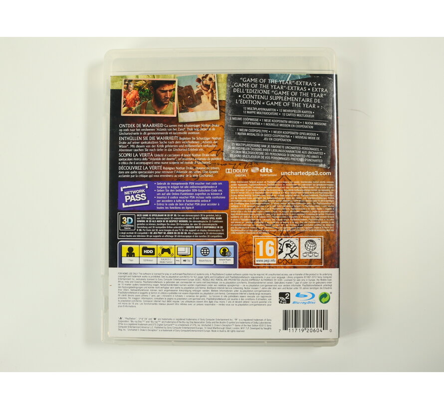 PlayStation 3 - Uncharted 3: Drake's Deception [Game of the Year Edition]