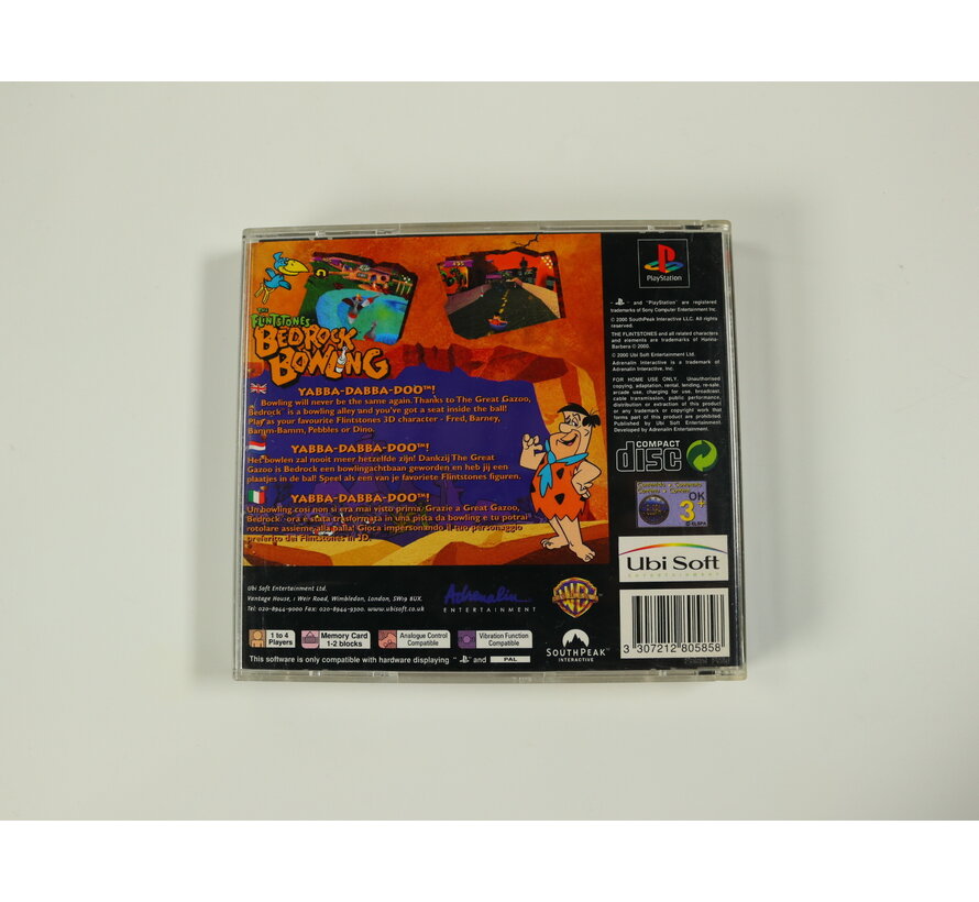 PlayStation 1 - The Flintstones: Bedrock Bowling