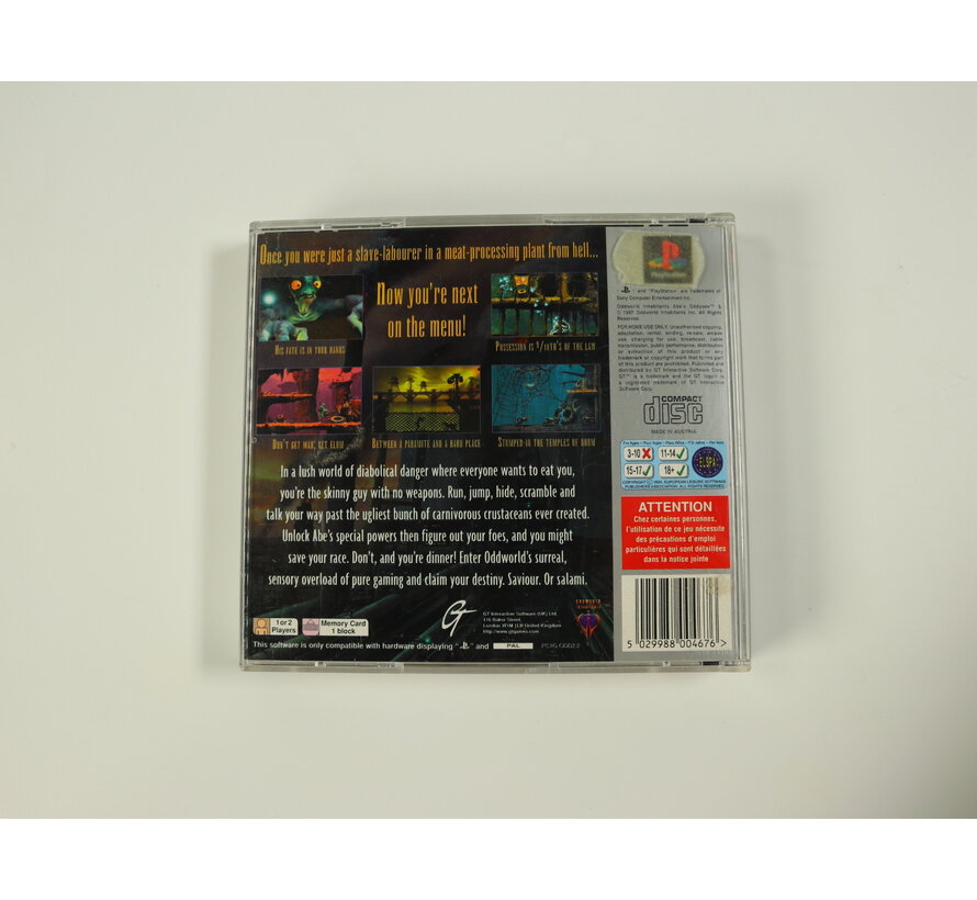 PlayStation 1 - Oddworld: Abe's Oddysee [Platinum]