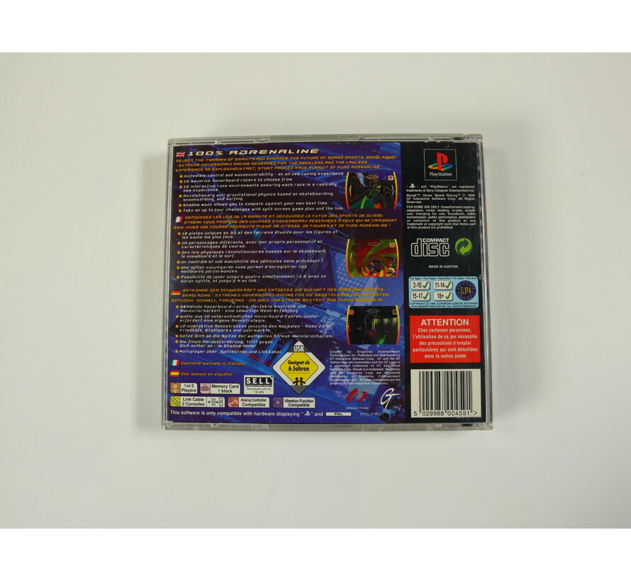 PlayStation 1 - Streak Hoverboard Racing [No Manual]