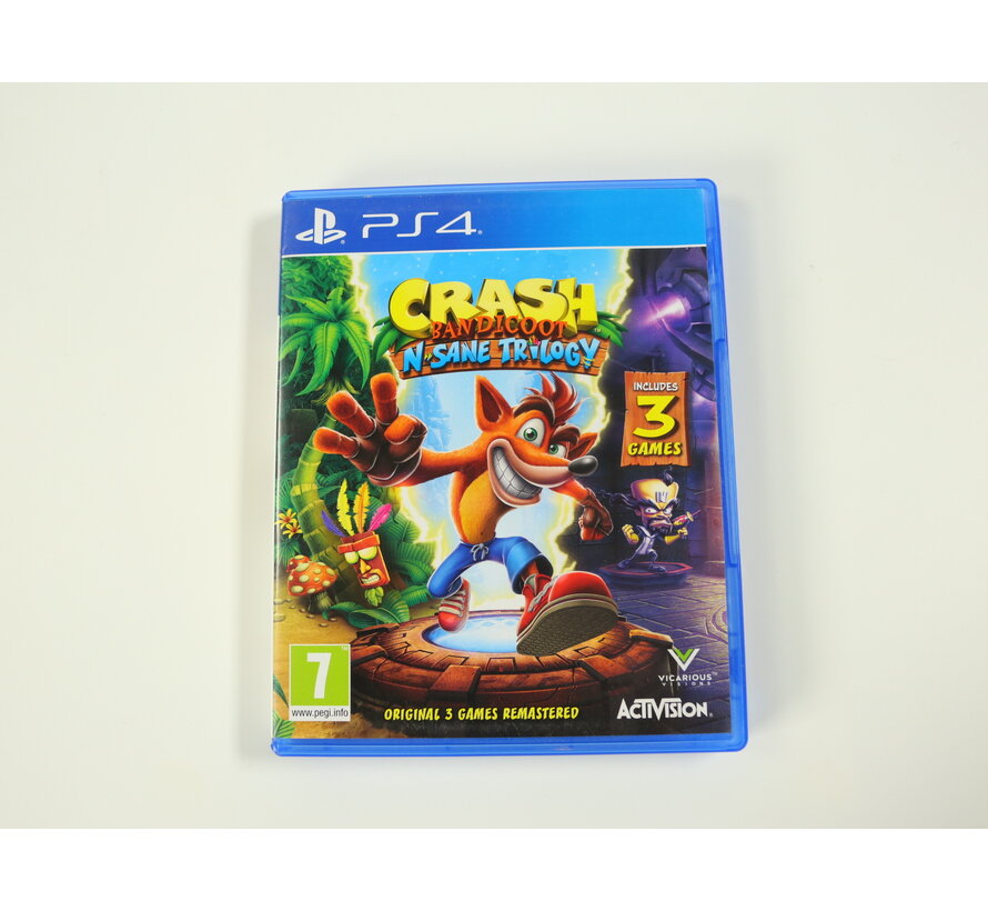 Playstation 4 - Crash Bandicoot N Sane Trilogy [No Manual] [Gebruikt]