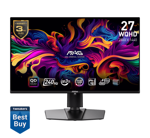 MSI MAG 271QPX E2 | QHD -  240hz - 0.03ms - OLED - 27 inch