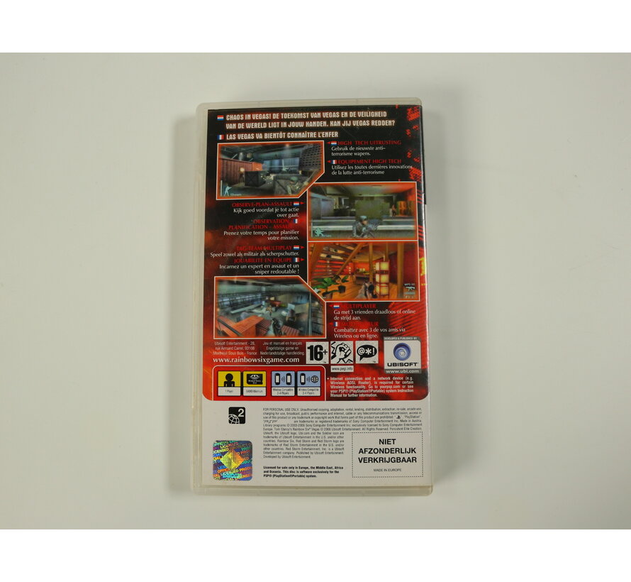 PSP - Tom Clancy's Rainbow Six: Vegas