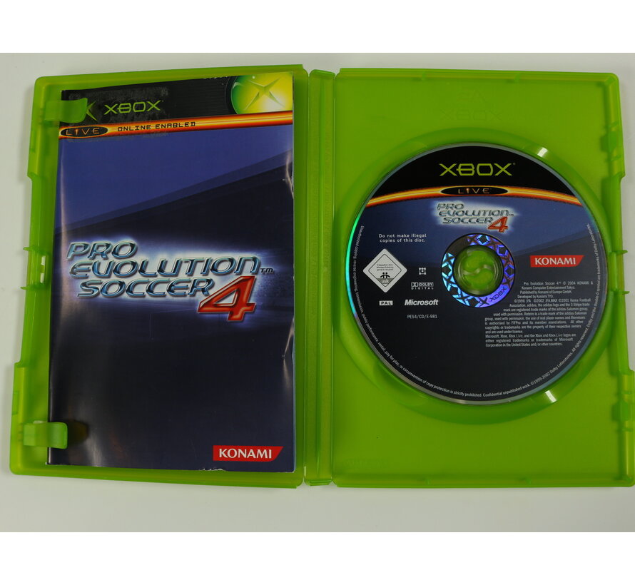 Xbox Classic - Pro Evolution Soccer 4