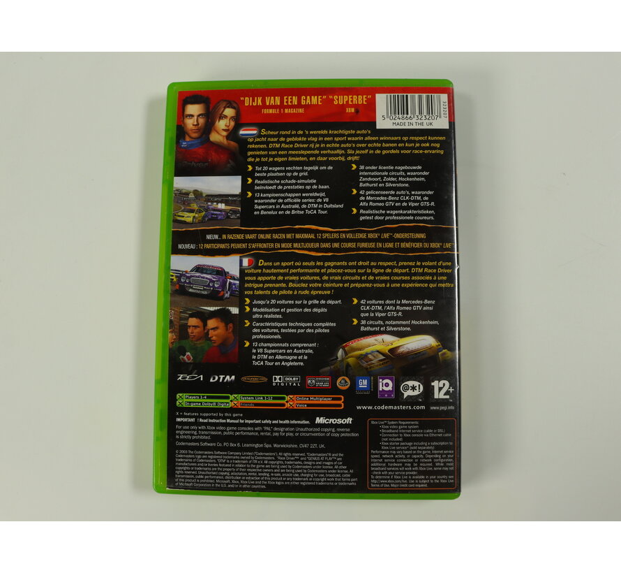 Xbox Classic - DTM Race Driver