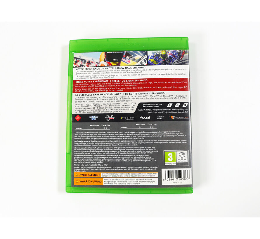 Xbox one - MotoGp 15 [Gebruikt]