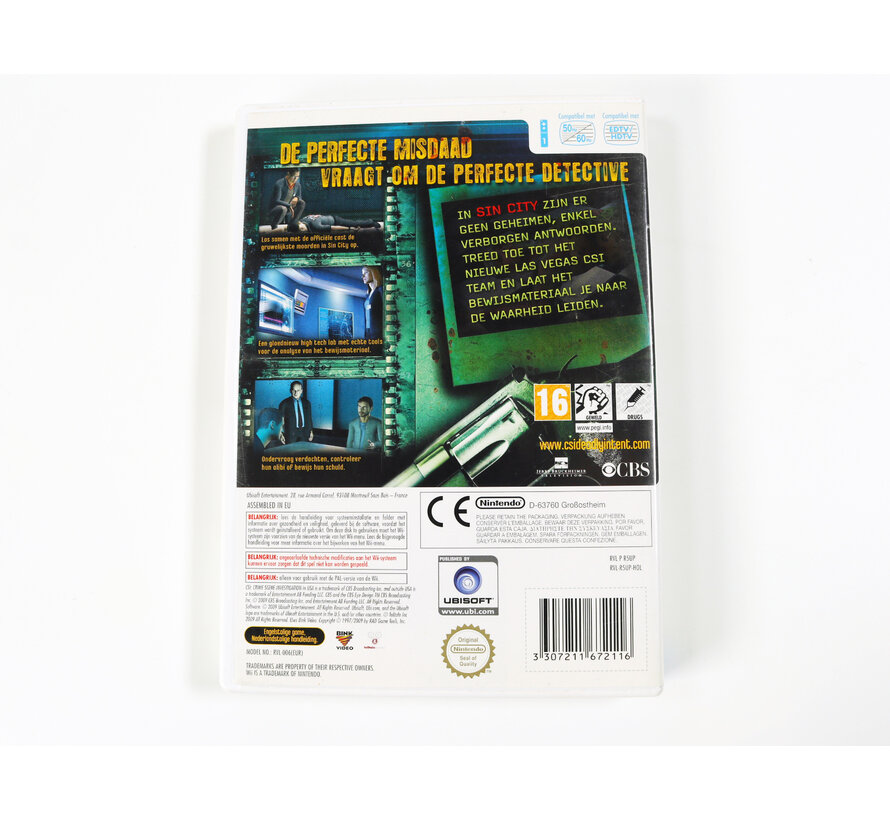 Wii - Crime Scene Investigation: Deadly Intent